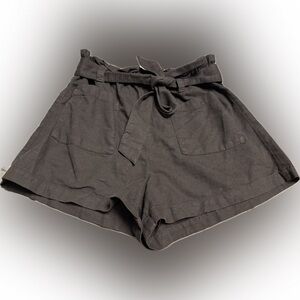 LC Lauren Conrad Women's Black High Waist Shorts